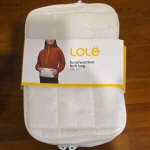 Lole Ivory Handwarmer Belt Bag
